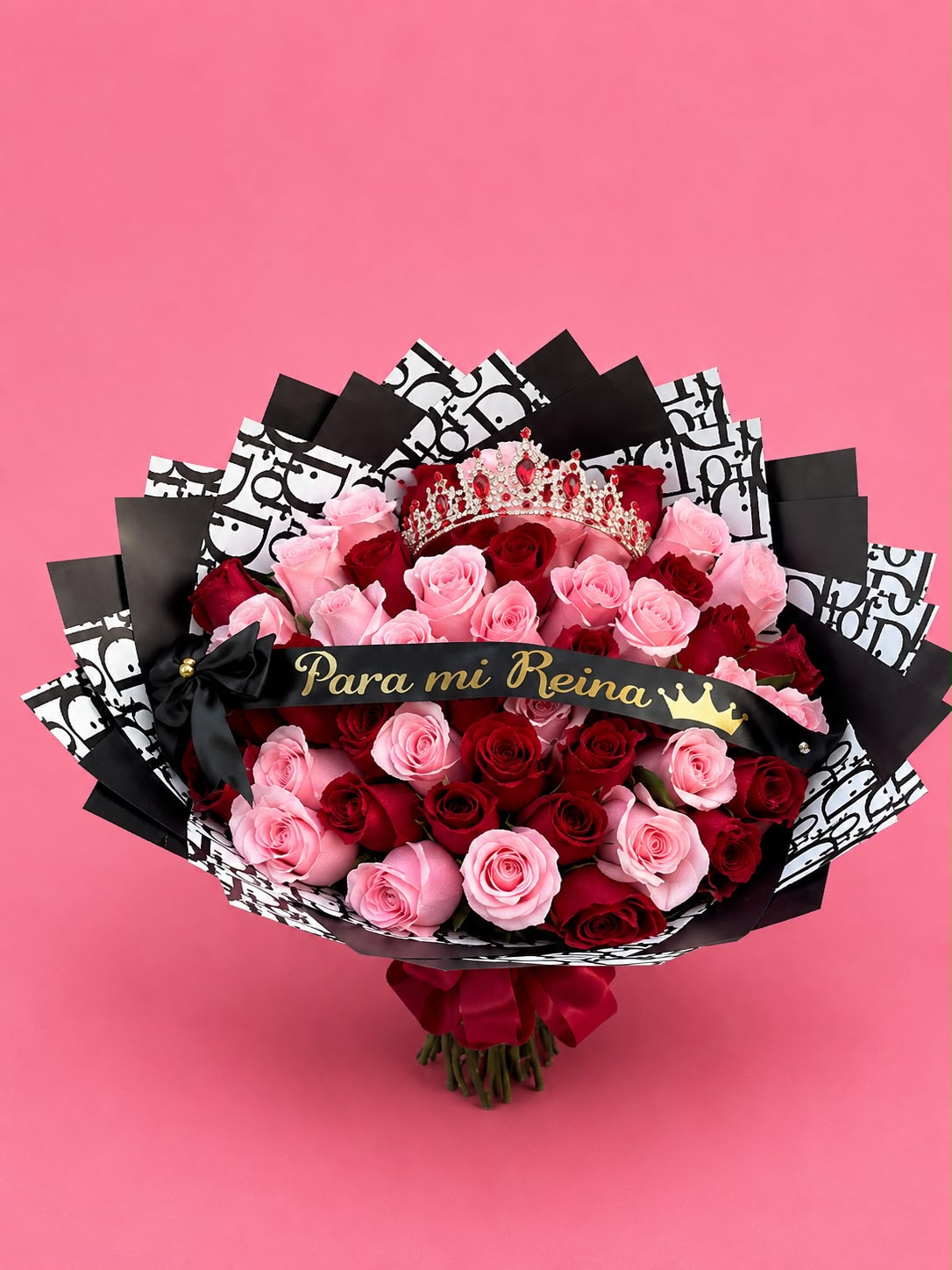 50Ct ❤️Pink&Red❤️Deluxe Bouquet